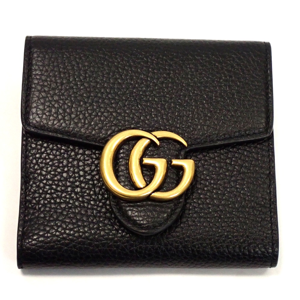 ◇グッチ◇GGマーモント/二つ折り財布/573811/ブランド/ウォレット GG Marmont GUCCI グッチ GGマーモント コンパクト ウォレット 573811