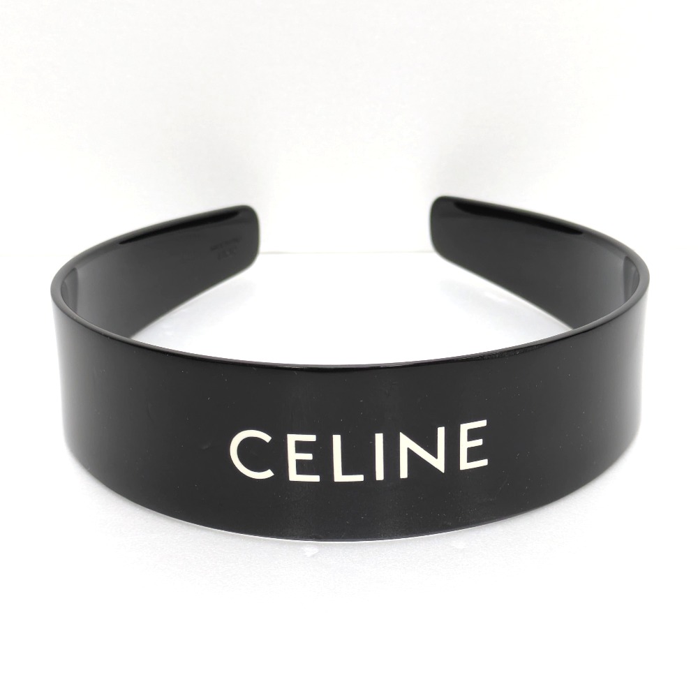 楽天市場】CELINE セリーヌ カチューシャ 46Y376CEA.19LG