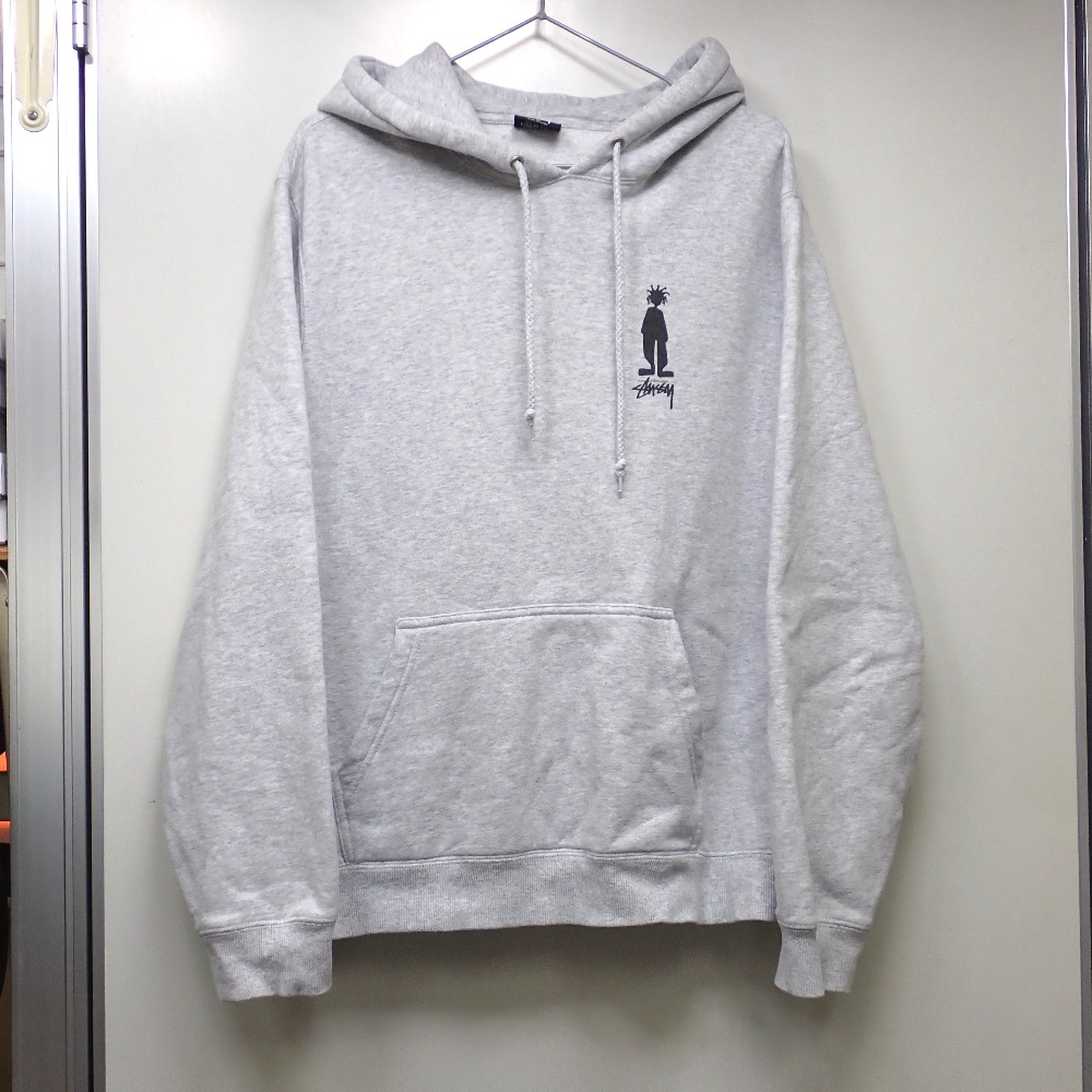 ステューシー パーカー シャドーマン グレー #M【質みなみ・二又瀬店】【質屋】 STUSSY 【中古】 Ft631591