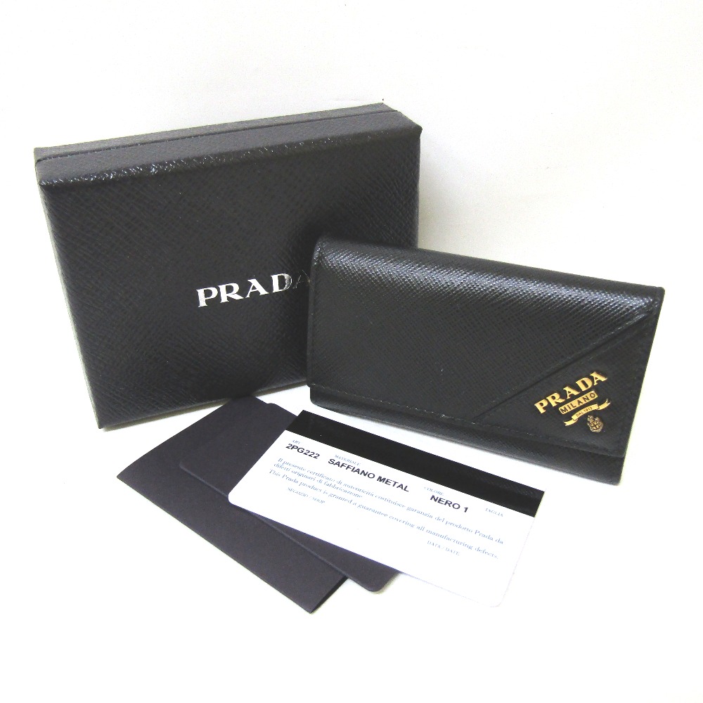 楽天市場】【未使用品】PRADA プラダ 6連キーケース キーケース