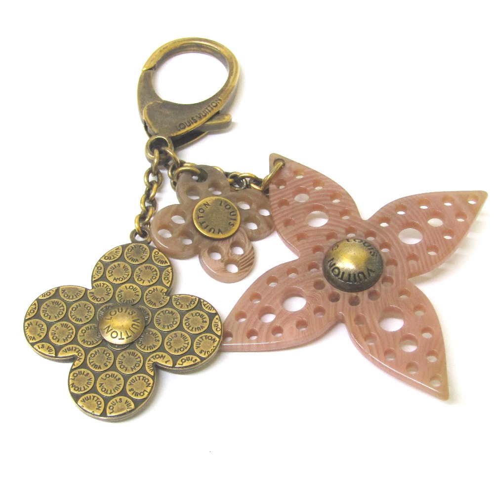 ！美品！LOUIS VUITTON モノグラム・フラワー・チャーム ルイヴィトン モノグラム ポルトカルト ジップ フラワーチャーム