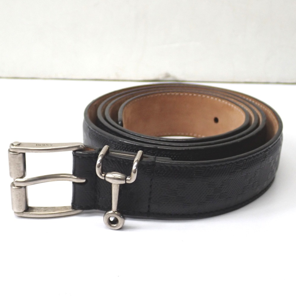 楽天市場】GUCCI グッチ ロゴ レザー ベルト ダークブラウン 茶