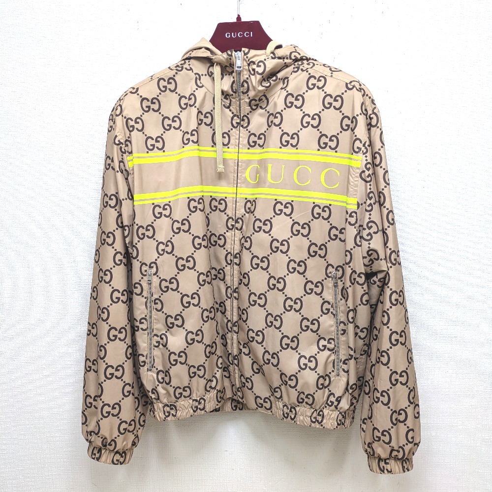 GGロゴ マルチカラージャンパー 楽天市場】【グッチ】Gucci アニマル柄 タイガー ナイロン ジャケット