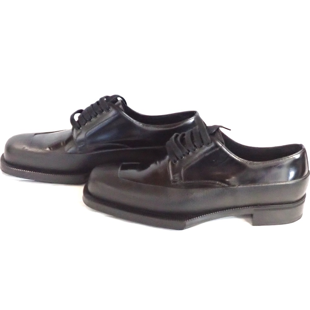 楽天市場】【PRADA】プラダスクエアトゥ レザードレスシューズ サイズ6