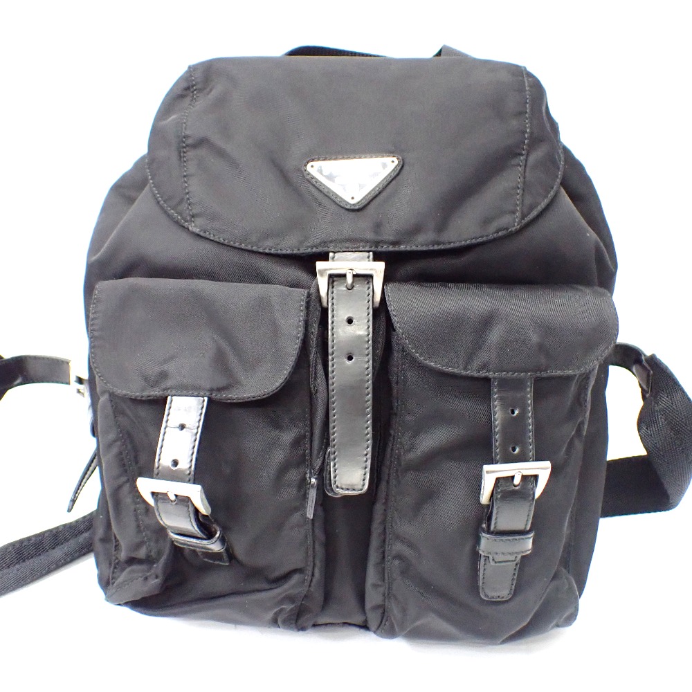 プラダ リュック・デイパック ミニバックパック ブラック【質みなみ・二又瀬店】【質屋】 PRADA 【中古】 Ft1309841