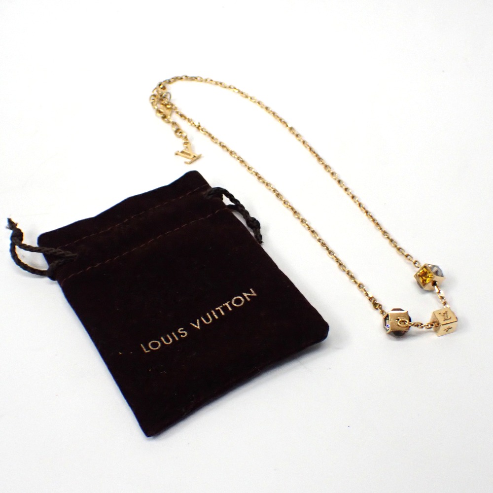 ルイ・ヴィトン ネックレス コリエ ギャンブル M66999 ゴールド【質みなみ・二又瀬店】【質屋】 LOUIS VUITTON 【中古】 Ft637503