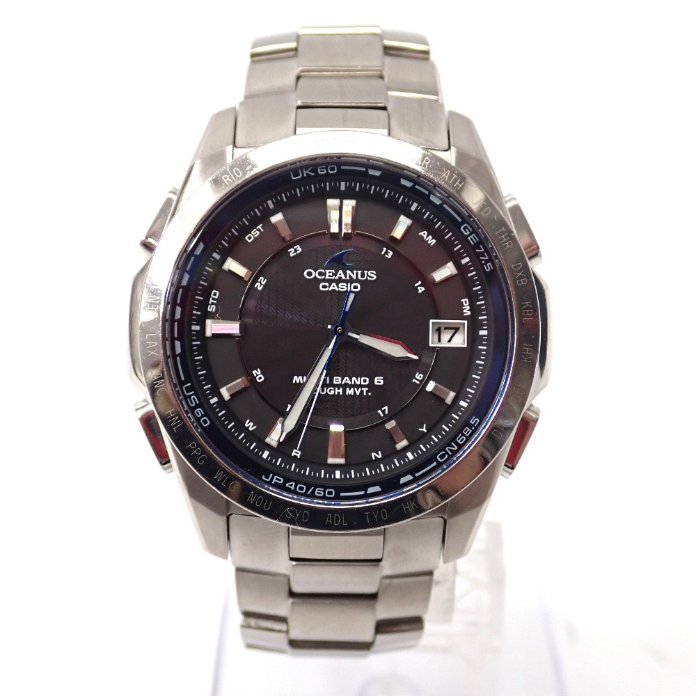 楽天市場】CASIO カシオ 時計/カラー：シルバー/OCEANUS/オシアナス