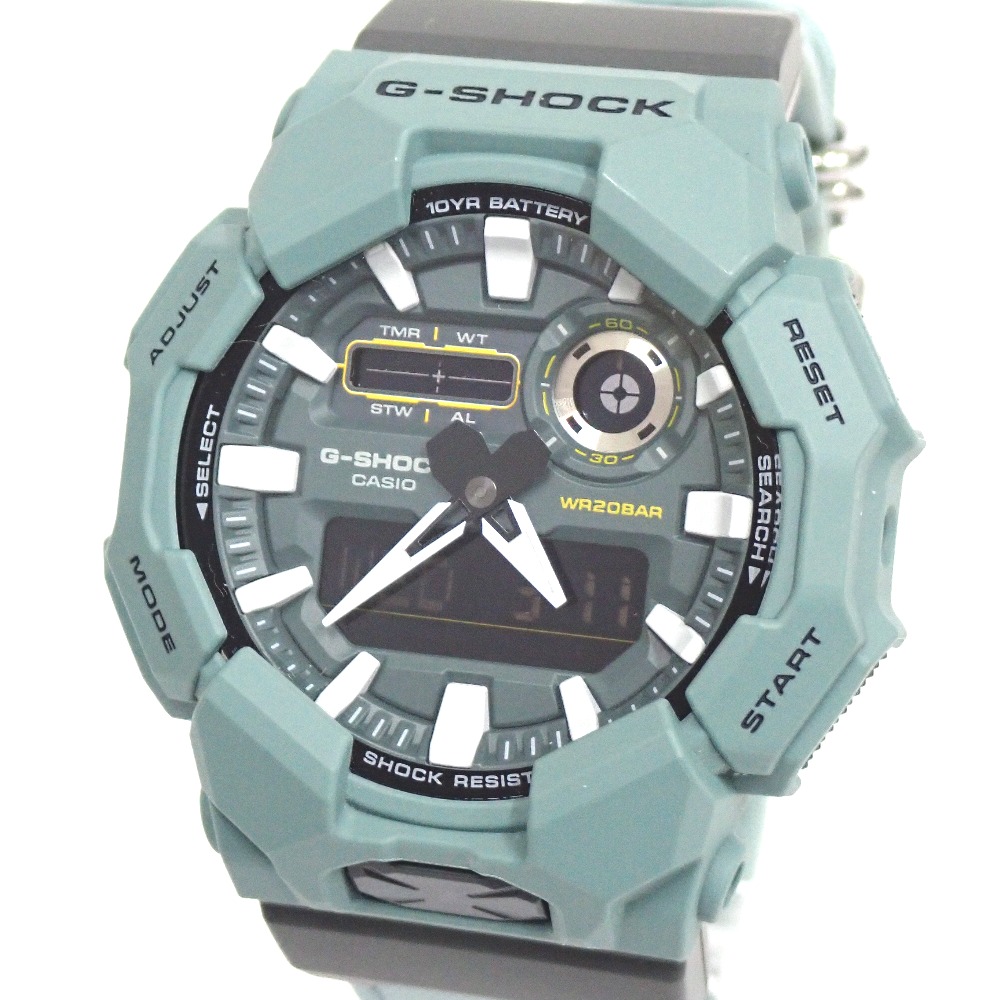 カシオ 腕時計 ジーショック ビッグケース G-SHOCK Big case GA-010CE-2AJF クォーツ アナデジ ブルー系 メンズ【質みなみ・長尾店】【質屋】 CASIO 【中古】 NA415192
