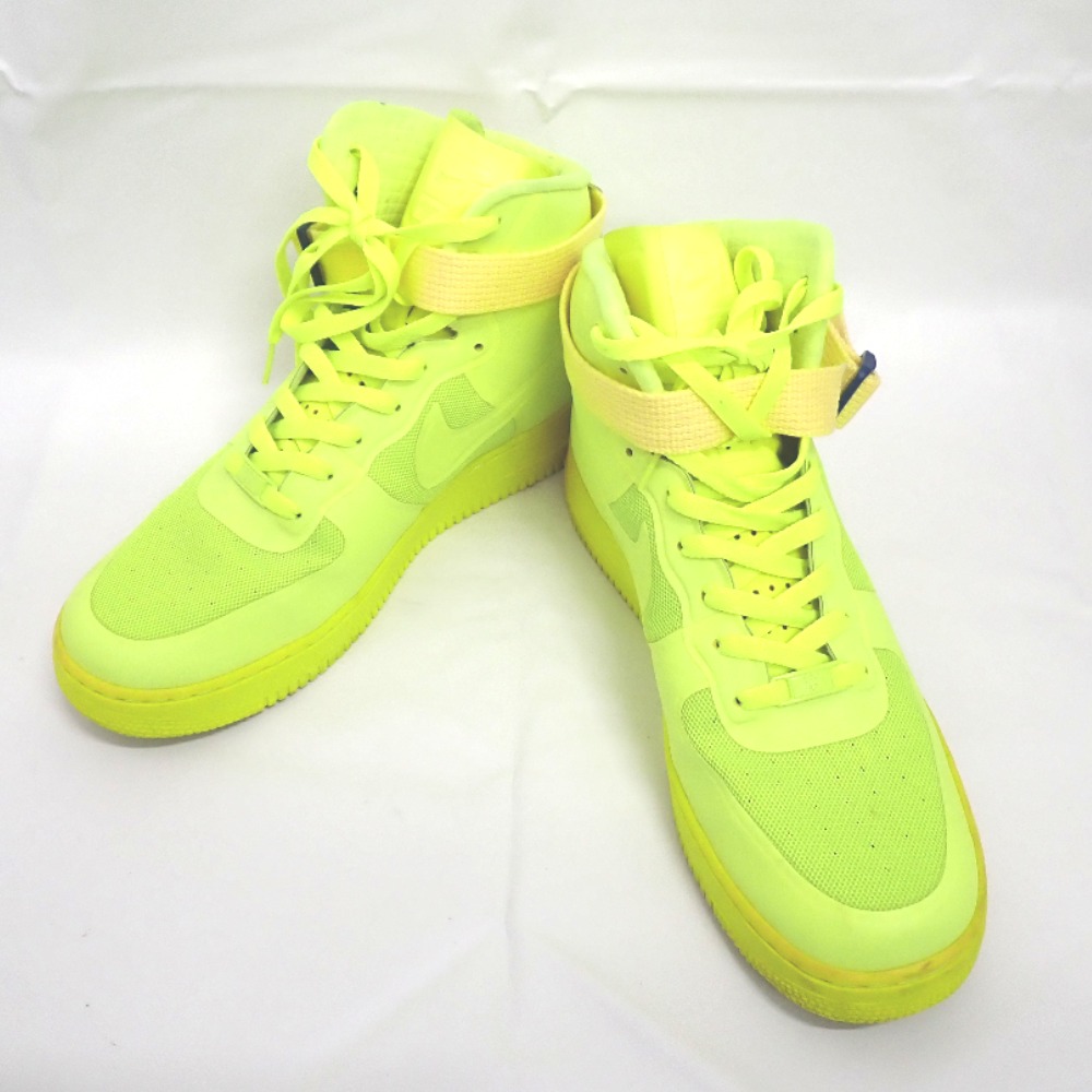 ナイキ 靴/スニーカー エアフォース1 ハイ ハイパーフューズ プレミアム ボルト Air Force 1 High Hyperfuse Premium Volt 454433-700 ネオンイエロー 28.5cm【質みなみ・長尾店】【質屋】 NIKE 【中古】 NA15621 7,762円