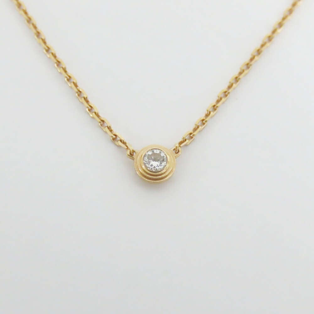カルティエ ネックレス K18PG ダム—ル XS 約2.2g ダイヤモンド レディース CARTIER 中古【質みなみ・高砂店】【質屋】 CARTIER 【中古】 Ts807361|質みなみ