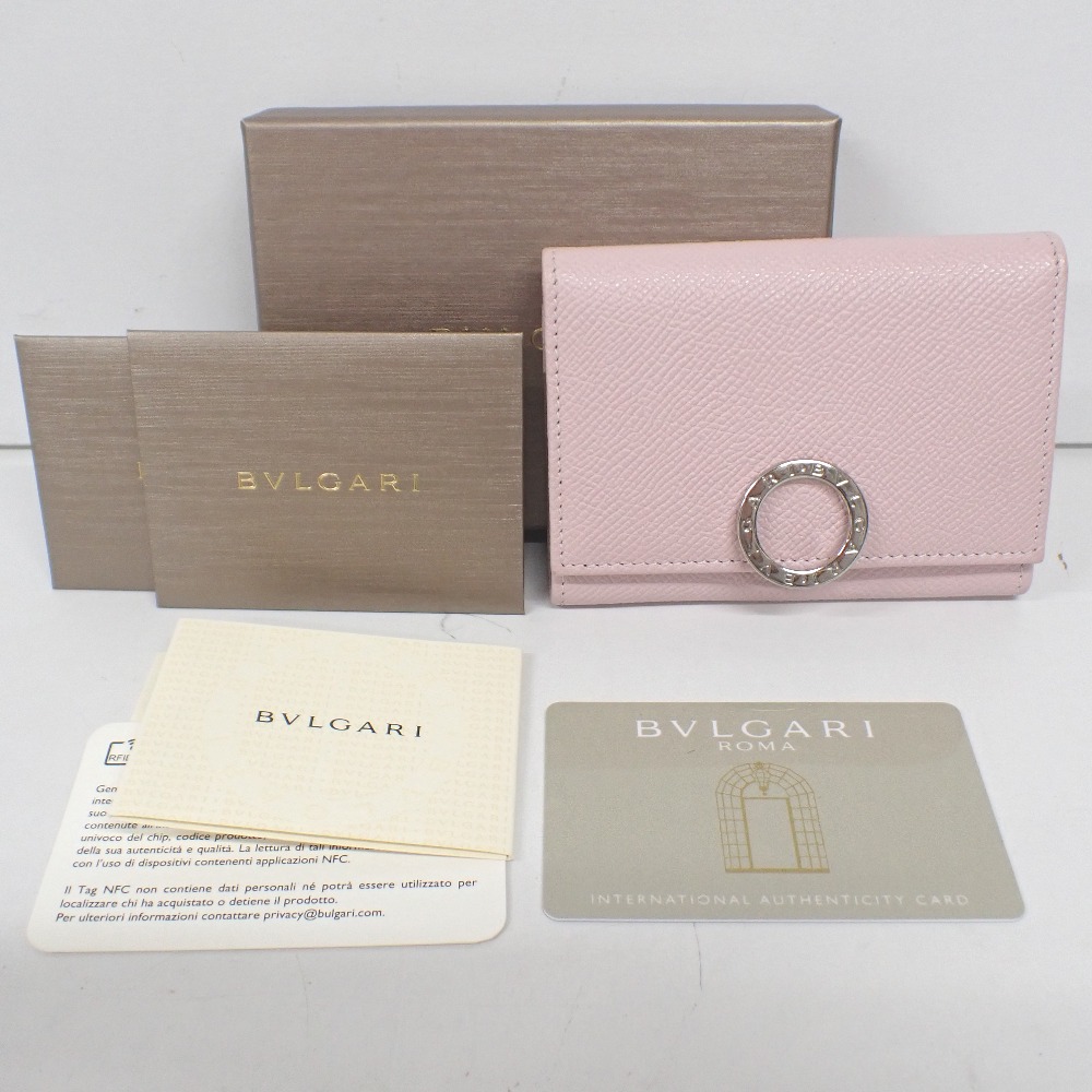 ブルガリ カードケース ブルガリブルガリ 30421 レディース ピンク系【質みなみ・到津店】【質屋】 BVLGARI 【中古】 ID349432｜質みなみ