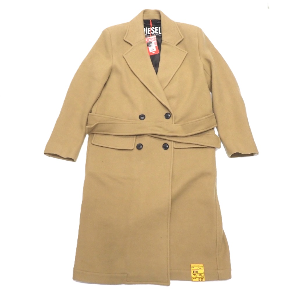 ディーゼル チェスターコート W-OUTKAST A06814 ベージュ系 #XS メンズ【質みなみ・長尾店】【質屋】 DIESEL【中古】【新古品・未使用】 NA62881｜質みなみ