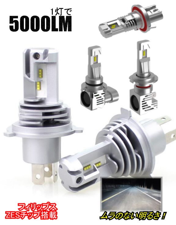 ワンタッチ取付　フィリツプス　ZESチップ　16000LM　H1　ヘッドライト・フォグ　canbus内臓　ニュー ビートル(9CA 車検対応　h7　代引き e-auto fun 車検対応 LED ヘッドライトワンタッチ取付 H4 Hi⁄Lo切替 CREE製