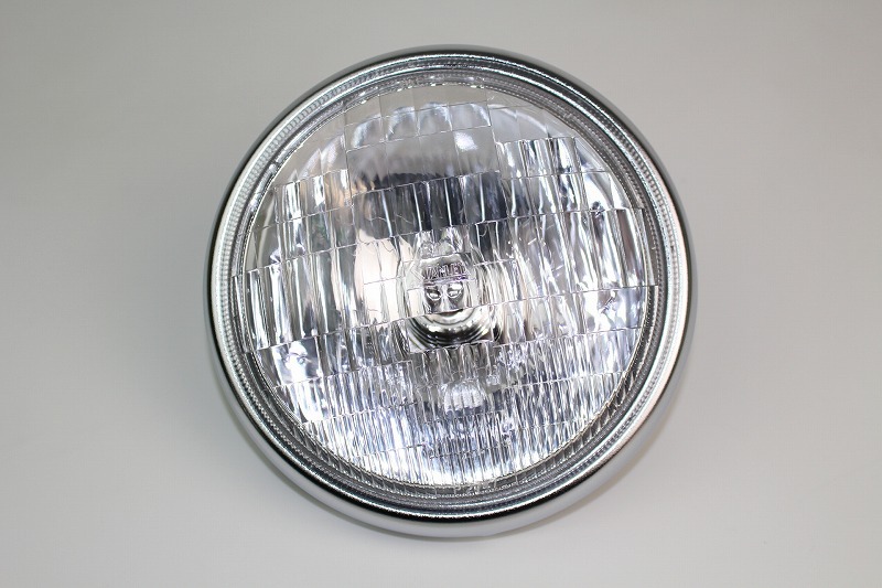 モンキー用　４Ｌモンキータイプヘッドライト　メッキ[Y346] モンキー用 ４Ｌモンキータイプヘッドライト メッキ[Y346]