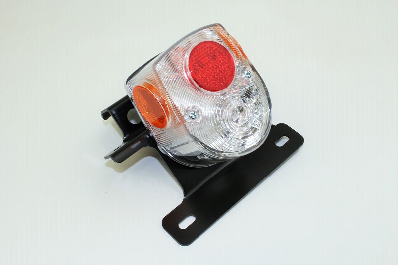 在庫あり 即納】 オレンジ ダックス MINIMOTO DC12V電源テールランプレッド ミニモト DAX 12V ライト、レンズ