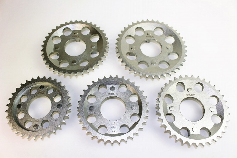 dax ワイドスプロケ 楽天市場】ミニモト ダックス/シャリィオフセットリアスプロケット7mm