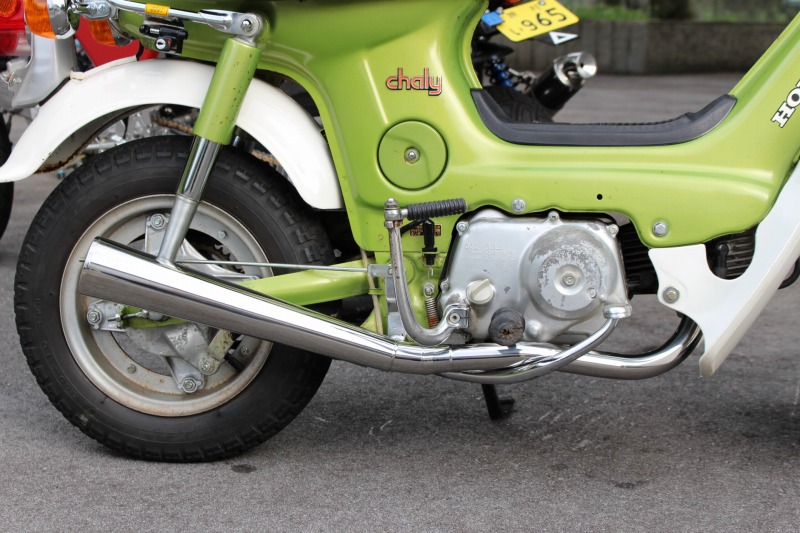 楽天市場】PRETTYRACING SPIDER HONDA シャリー メガホン管 メッキ