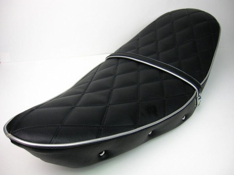 シャリー 極低　黒レザー カスタム　シート 楽天市場】シャリー カスタムシート 薄型2段 ブラック : バイク