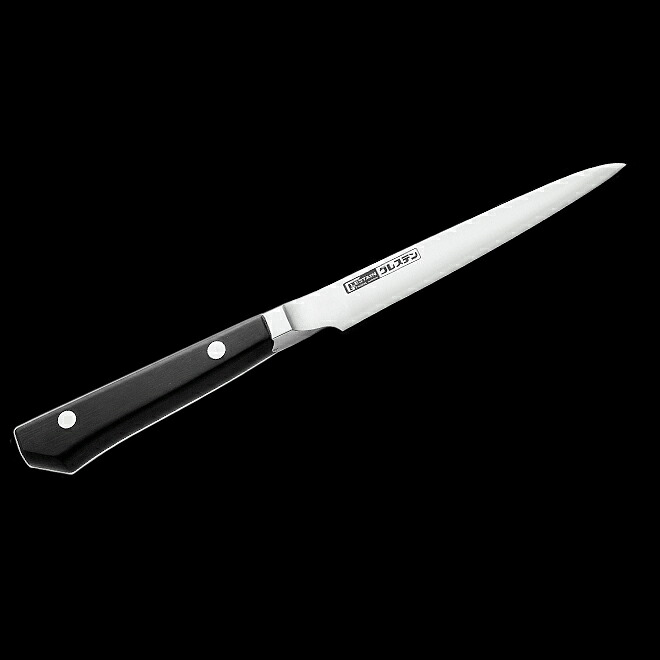 グレステン プロフェッショナルナイフ積層強化木ツバ付ハンドル 012WSKペティ12cm【送料無料/新潟の包丁/ディンプル/高級包丁/一流シェフ愛用/驚きの切れ味/トマトがきれいに切れる/刃離れ/日本製】モデル変更によりGマークは入っておりません|MINK-WEB-SHOP