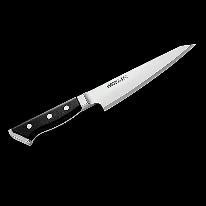 グレステン プロフェッショナルナイフ 積層強化木ツバ付ハンドル 415WK ホネスキ15cm 【送料無料/新潟の包丁/ディンプル/高級包丁/一流シェフ愛用/驚きの切れ味/トマトがきれいに切れる/刃離れ/日本製】 モデル変更によりGマークは入っておりません。