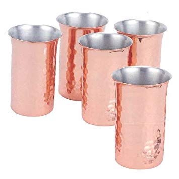 純銅鎚目一口ビール　5ＰＣセット