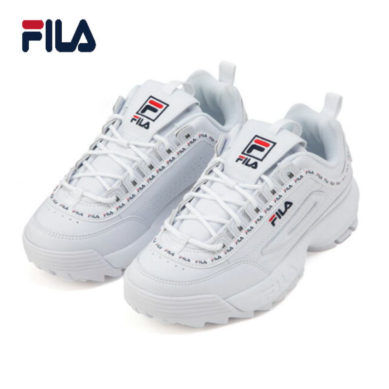 手数料安い フィラ Fila ダッドスニーカー 厚底 スニーカー レディース ブランド 白 かわいい ディスラプター 2 テイピーテープ F0494 1091 F ホワイト 女性 靴 ダンス ストリート 23 0cm 23 5cm 24cm 24 5cm 25cm ミトモ 50 Off Www Td Com Eg