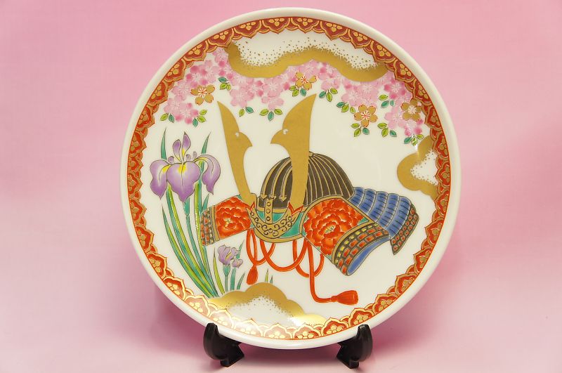 楽天市場 兜 かぶと 丸飾り皿 大 食器のみつはた