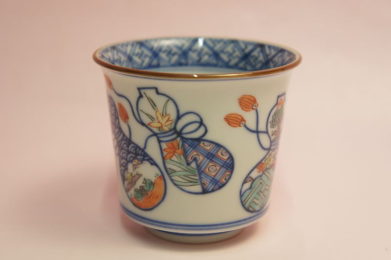 楽天市場】五代 佐藤走波 菊絵 湯呑み : 食器のみつはた