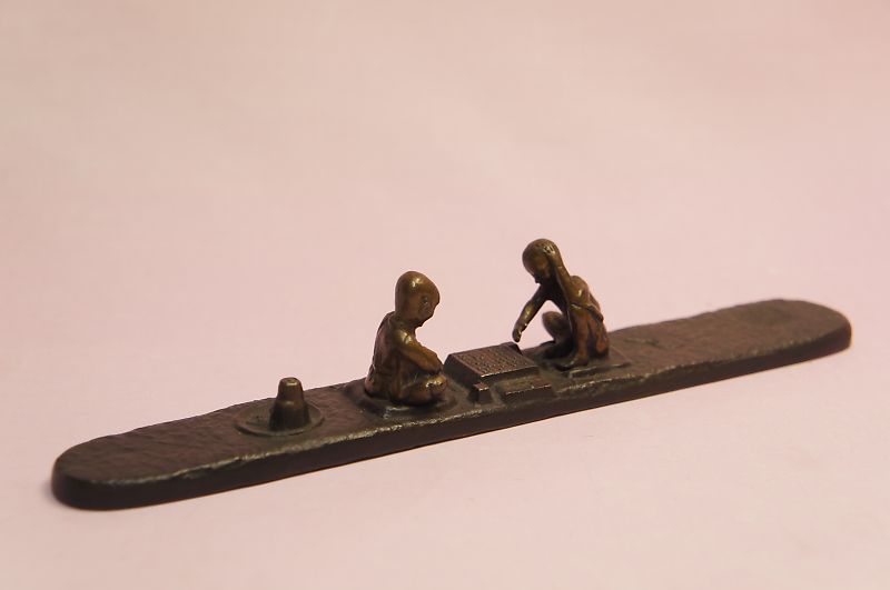 楽天市場】文鎮 ペーパーウエイト 高岡銅器 かたぐるま〜柿〜 下尾治彦