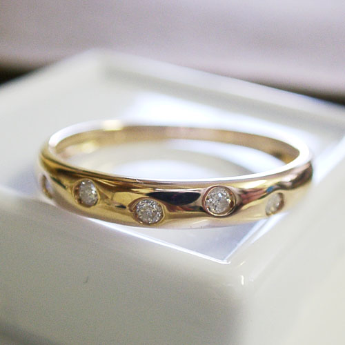 K18 シンプルな輝き イエローゴールドリング 約2.24g K18イエロー