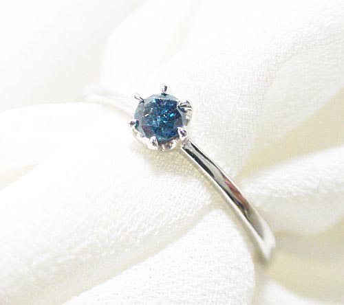 楽天市場】Pt900 ブルーダイヤモンド リング指輪 リング プラチナ