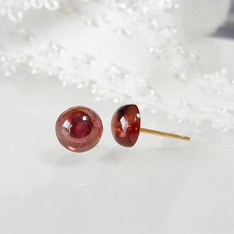 ピアス＊14kgf＊カラーチェンジ ライム グロッシュラー ガーネット（3mm） imgrc0062237527.jpg
