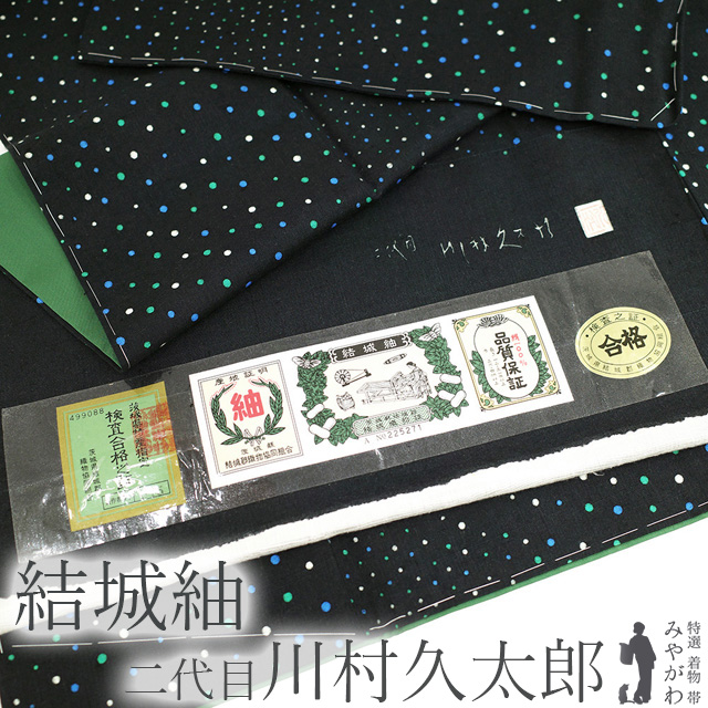 【特別価格】二代目川村久太郎落款 紗紬 夏着物“雪輪の物語”訪問着F-87 1535077.jpg