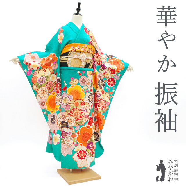裄69 振袖襦袢 正絹 縞に花唐草 赤地 U-3921 裄69 振袖襦袢 正絹 縞に花唐草 赤地 U-3921 - 着物・浴衣新 モデル