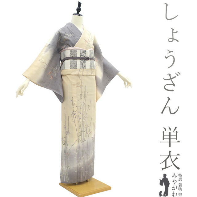 きものヱビス □ しょうざん生紬 訪問着 茶屋辻柄 身丈165cm、裄67cm