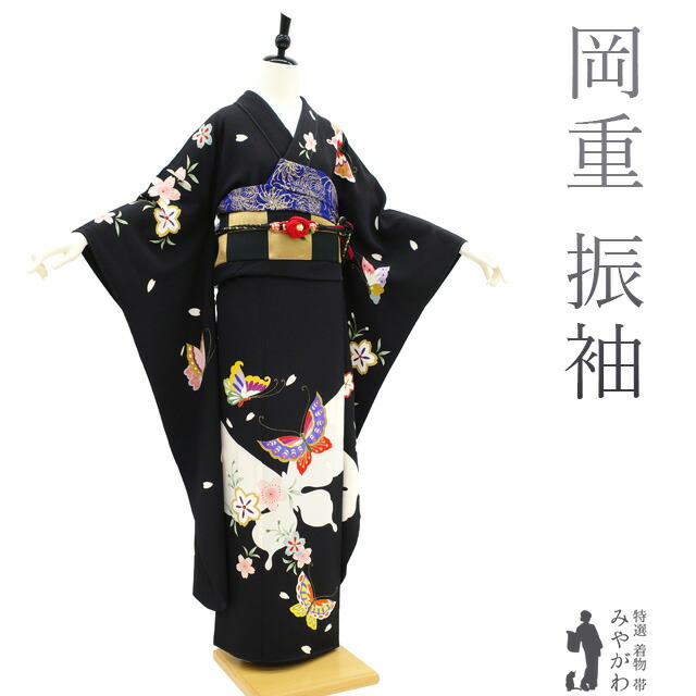 楽天市場】【中古】 振袖 リサイクル 着物 正絹 袷 桐屋 翠山