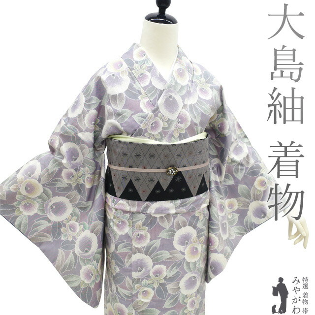 楽天市場】【大島紬 着物】リサイクル 本場奄美大島紬 着物 正絹 身丈