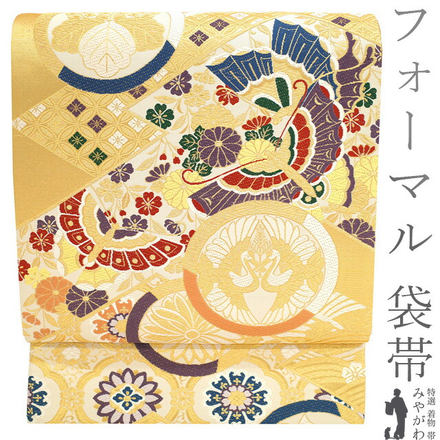 楽天市場】【未使用品】 螺鈿細工 袋帯 ブラウン系 金糸 礼装 華やか