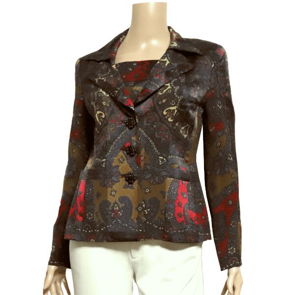 楽天市場】美品【中古】MAGGY 銀座マギー リネンジャケット