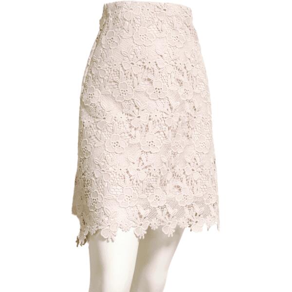 美品【中古】プロポーションボディードレッシング PROPORTION BODY DRESSING 台形スカート ミニスカート スカート レディース 小さい 表記 1号 7号 S 相当 ピンク 花柄 総柄 レース おしゃれ かわいい フェミニン 上品 大人 女性 パーティー 春夏 春 夏 ボトムス 20代 30代 10,224円