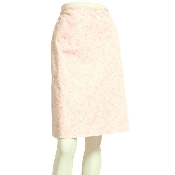 美品【中古】ブルックスブラザーズ 346 Brooks Brothers 台形スカート ひざ丈スカート スカート レディース 大きいサイズ 大きい 表記 4号 13号 LL 相当 白 ピンク ペイズリー柄 総柄 ひざ丈 お洒落 おしゃれ 可愛い かわいい 大人 女性 春夏 春 夏 ボトムス 40代 50代 60代 12,775円