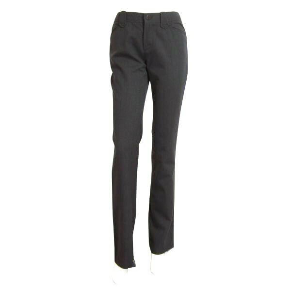 美品【中古】ラルフローレン RALPH LAUREN ロングパンツ スラックス 表記 9号 38号 M 相当 古着 グレー レディース 春 秋 冬 秋冬 ボトムス 毛混 ウール ストレッチ シンプル 通勤 オフィス 大人 女性 30代 40代 50代 日本製 すらり 美脚 脚長効果｜フルフルマーケット