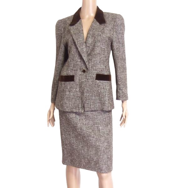 楽天市場】美品【中古】レリアン Leilian ブラックフォーマルスーツ