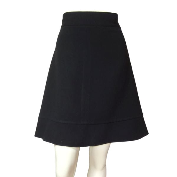 美品【中古】クロエ Chloe フレアスカート ミニスカート 大きいサイズ 大きい 13号 LL 2L 15号 3L 相当 古着 黒 ブラック レディース 春 夏 春夏 ボトムス シンプル 可愛い かわいい 大人 女性 20代