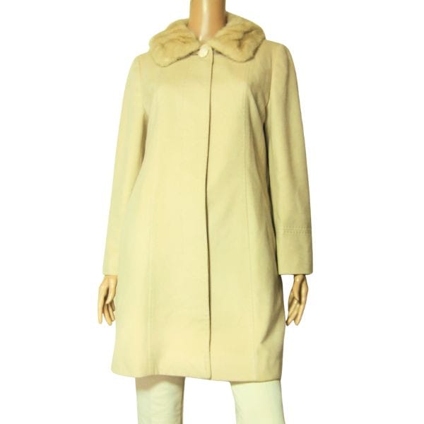 楽天市場】美品【中古】レリアン Leilian カシミヤ コート ウール