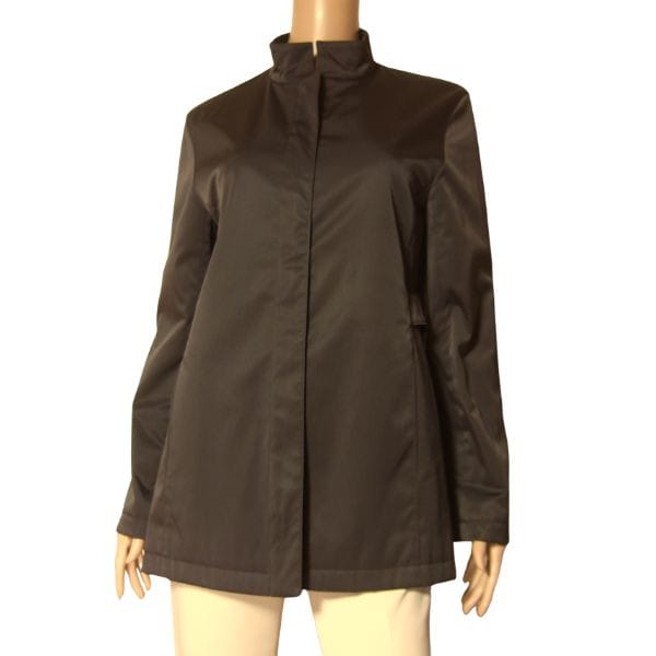 美品【中古】ランバンコレクション LANVIN La Collection 中わた厚地の外套 ごく小さい ごく小さい大きさ 書きあらわす 36号 S 7号 相当 古着 濃赤銅色 暗然たる赤銅色 茶 赤銅色 レディース 秋 冬 秋冬 アウター 分かりやすい 日本製 成年者 亭主もち 50代 60代