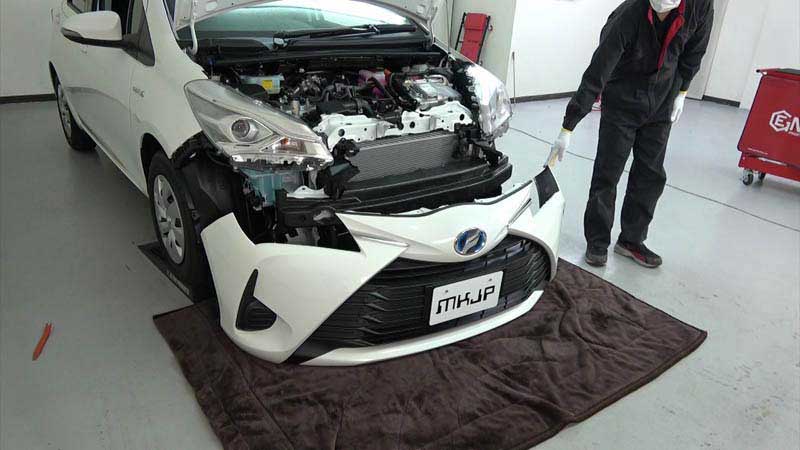 MKJPトヨタヴィッツハイブリッドNHP130メンテナンスDVDメーカー公式スマホ特典ヴィッツハイブリッドのカスタムに