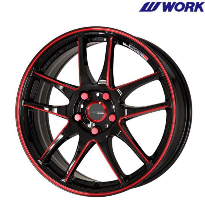 楽天市場】17インチ 5穴 100 114.3 7J WORK EMOTION CR Kiwami