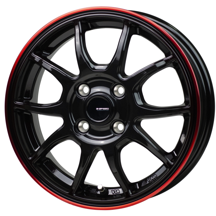 ホイール4本セット G.Speed P-06 ブラック+レッドクリア 15イン… 楽天市場】ホイール4本セット G.Speed P-06 ブラック+レッド