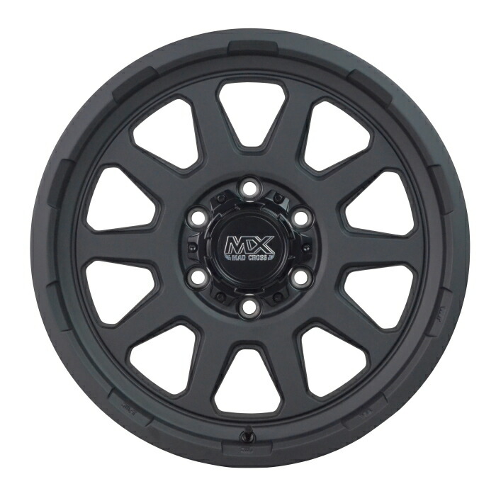 ホイール4本セット 17インチ 8J+20 6H-139.7 MADCROSS RANGER マットブラック｜タイヤ・ホイール専門店　ミクスト